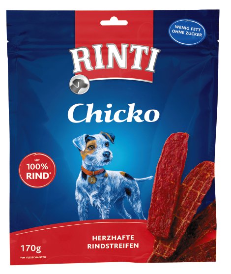 RINTI Hundesnack Extra Chicko Rind Vorratspack 170 g