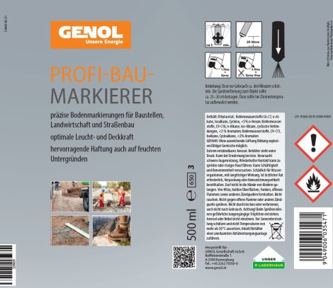 GENOL Profi-Baumarkierer Gelb