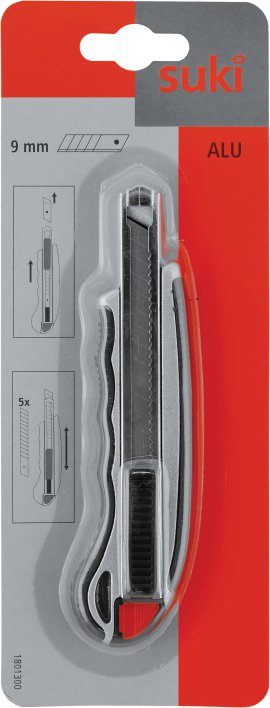 SUKI Abbrechmesser Aluminium 2K Metallführer