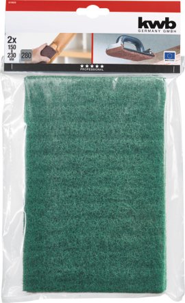KWB Schleifvlies K280, 150x230 mm 2 Stk.