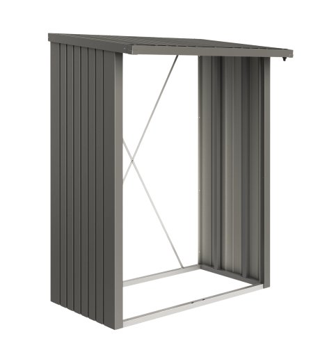 BIOHORT Schrank WoodStock® 150, 157x102x199 cm, Quarzgrau-Metallic