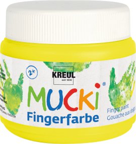 KREUL Fingerfarbe Gelb 150 ml