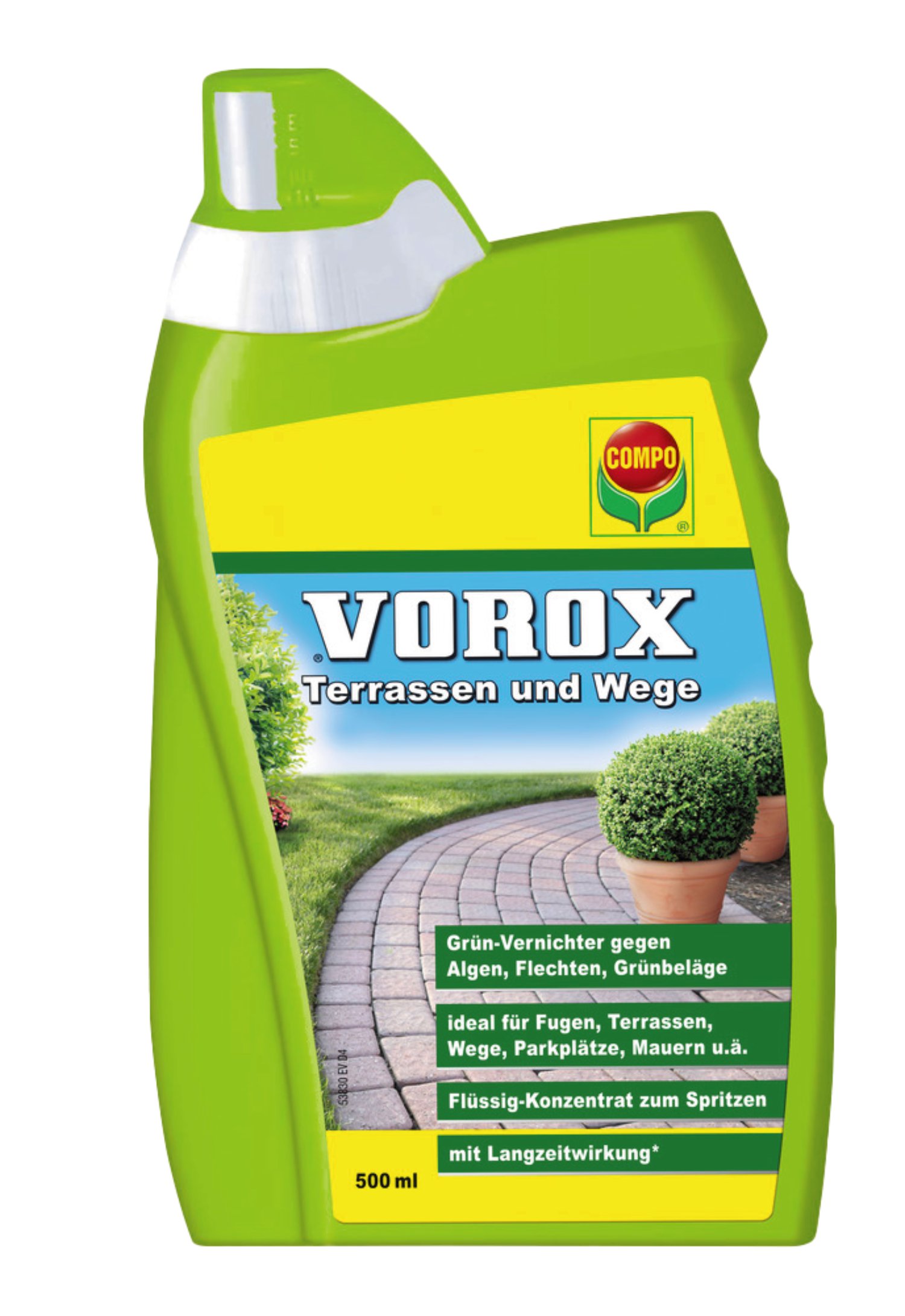 COMPO® Grünvernichter Vorox Konzentrat Terassen + Wege 0,5 l