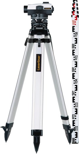 Laserliner Optisches Nivellierinstument Set Autom.Nivellier 26 Plus Set