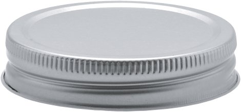 Schraubdeckel Silber 70 ml, 4 Stk.
