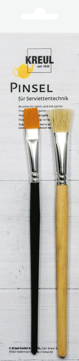 KREUL Borstenpinsel Hobby Line für Serviettentechnik Borste
