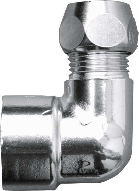 CORNAT Winkel-Quetschverschraubung 1/2" IG 3/8" IG-AG Ø 10 mm