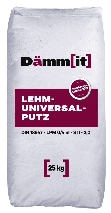 DÄMMIT Lehm-Universalputz 2,8 mm 25 kg