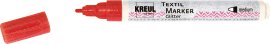 KREUL Stoffmalstift Texi Mäx Glitter für helle/dunkle Stoffe Rot