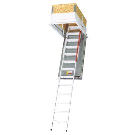 WIPPRO Dachbodentreppe Isotec 200 130x70/250-260 cm