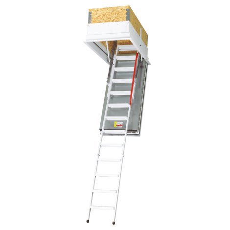 WIPPRO Dachbodentreppe Isotec 200 130x70/250-260 cm