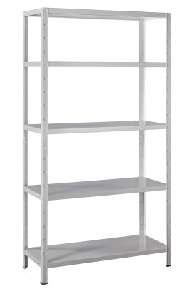 SCHULTE REGALWELT Grundregal 5 Böden Weiß