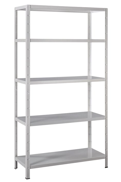 SCHULTE REGALWELT Grundregal 5 Böden Weiß 200x120x35 cm