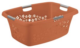 ROTHO Wäschekorb Flowers Coral 50 l