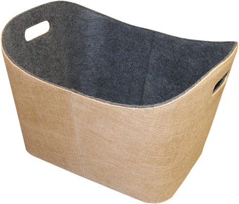 LIENBACHER Filzkorb Natur 55x40x35 cm