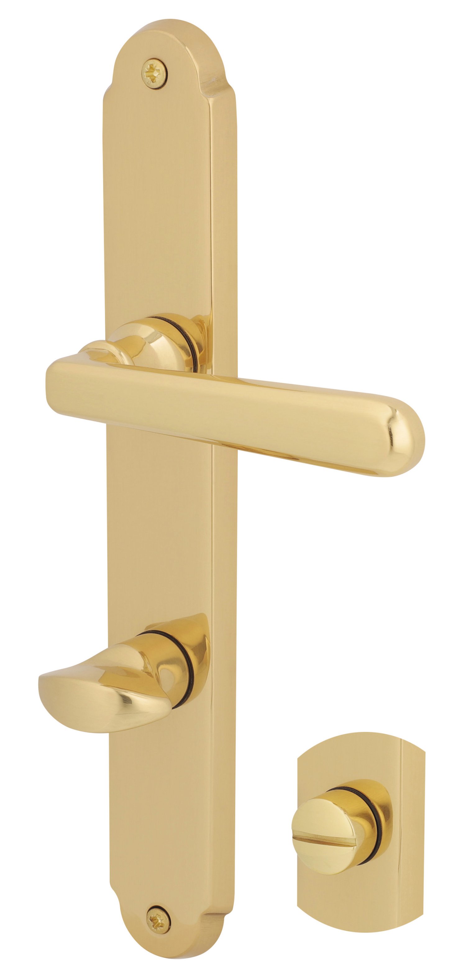 ALPERTEC Türbeschlag Wien-LS Messing poliert WC