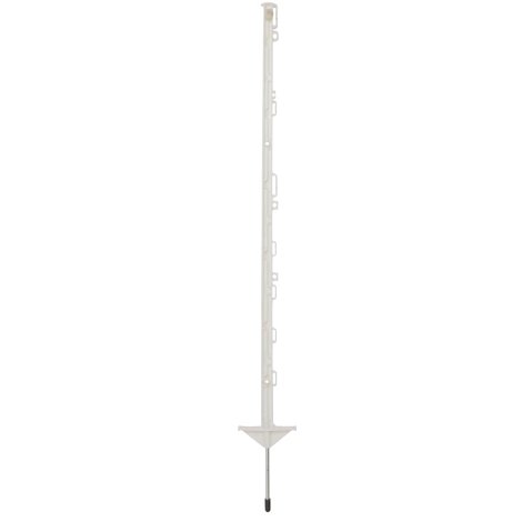 PULSARA PVC-Pfahl Weiß 10 Stk.