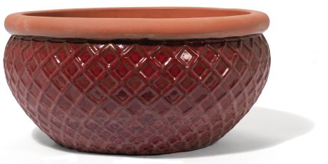 Pflanzgefäß Hamper Washed Red 27 cm