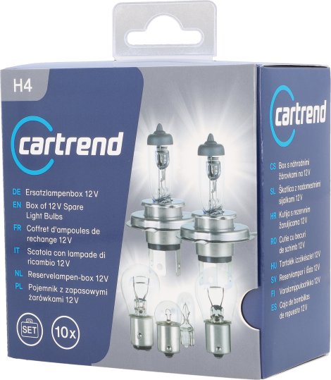 CARTREND Ersatzlampen-Koffer H4