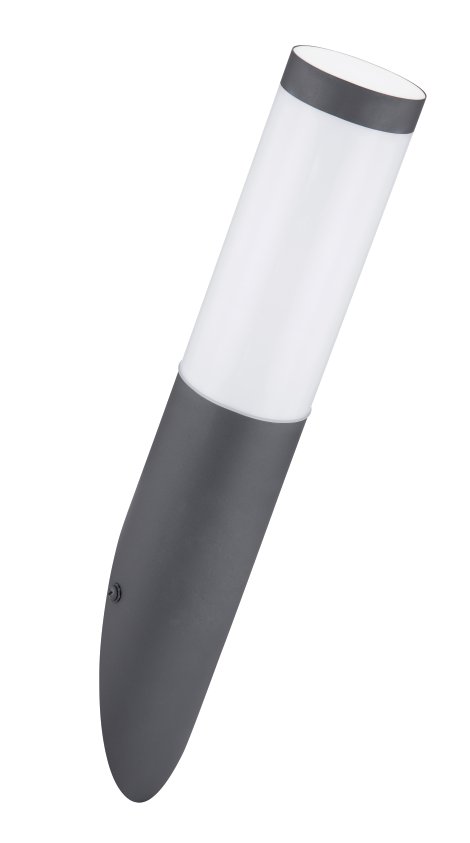 GLOBO LED-Außenwandleuchte Boston Anthrazit E27 23W 7,6x7,6x39 cm (⌀xBxH)