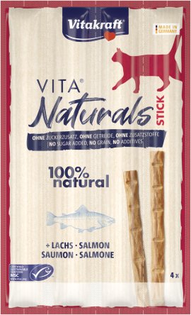 VITAKRAFT Cat Sticks Vita Naturals mit Lachs 4 Stk.