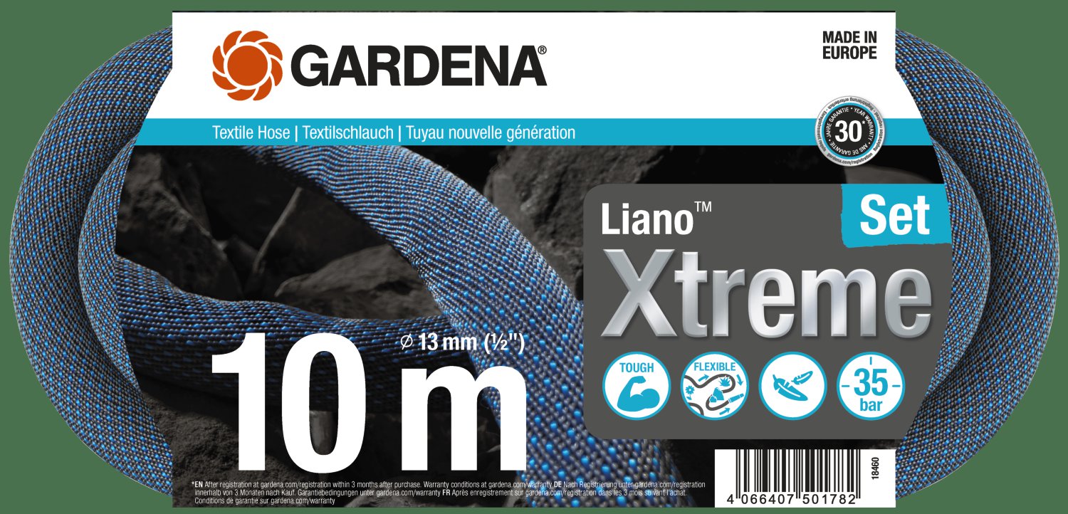 GARDENA Textilschlauch Linao™ Xtreme 1/2" 10 m