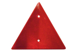 Dreieckrückstrahler PVC mit 2 Befestigungslöchern