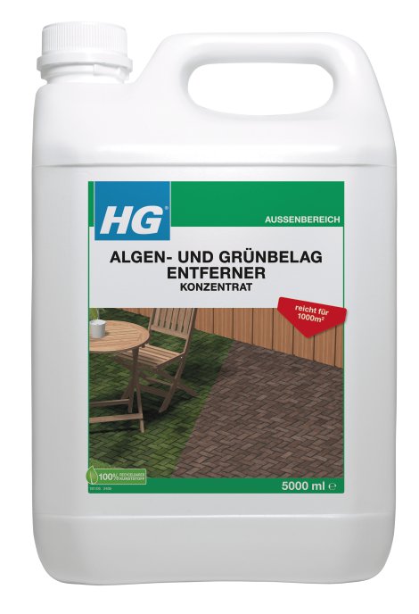 HG Algen-und Grünbelag Entferner Konzentrat 5 l