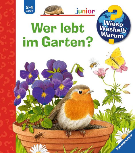 RAVENSBURGER Buch Junior Wer lebt im Garten