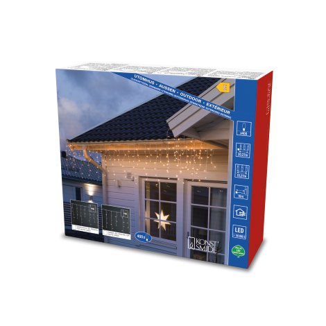 LED-Lichtervorhang Outdoor Eisregen Gefr 400 Dioden