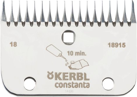 KERBL Schermesser-Set Constanta R6, 18/24 Zähne