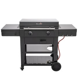 CHAR-BROIL® 2-Zonen Griddle-Gasgriller  Versa-Tile® Schwarz/Silber