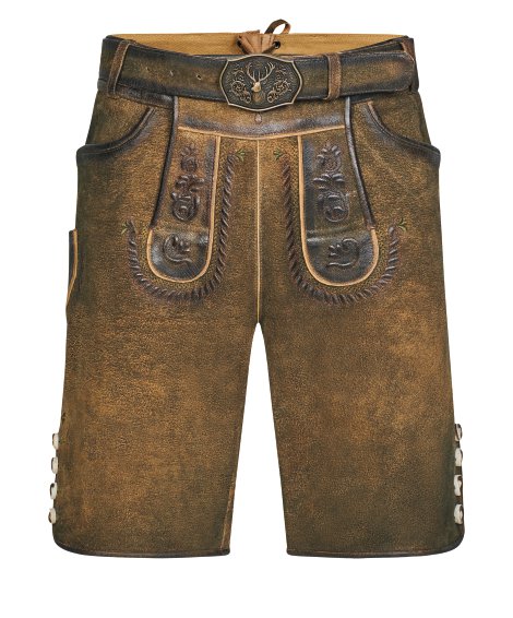 Wild & Wald Herren Lederhose August 52