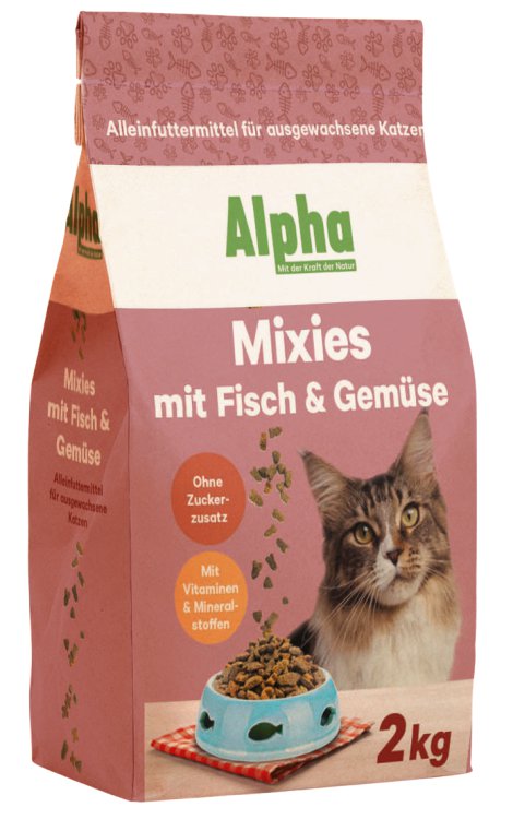 ALPHA Mixies Forelle,Lachs, Hering, Gemüse 2 kg