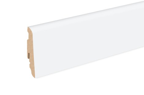 FN Neuhofer MDF Sockelleiste LFFO003 Weiß 2400x19x58 mm