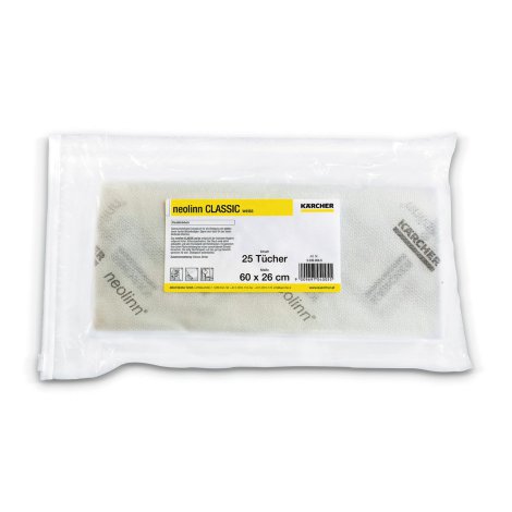 KÄRCHER Staubbindetuch Neolinn Classic 26x60 cm Weiß
