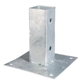 ALBERTS Aufschraubhülse Vierkant Holzpfosten