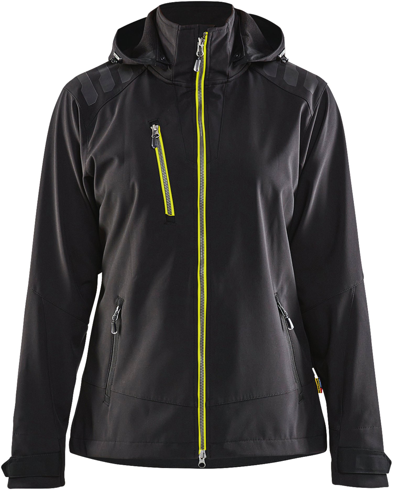 BLÅKLÄDER Softshell Jacke Damen schwarz
