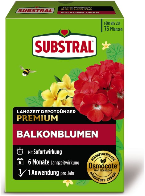 SUBSTRAL® Langzeit Depotdünger für Balkonblumen 0,75 kg