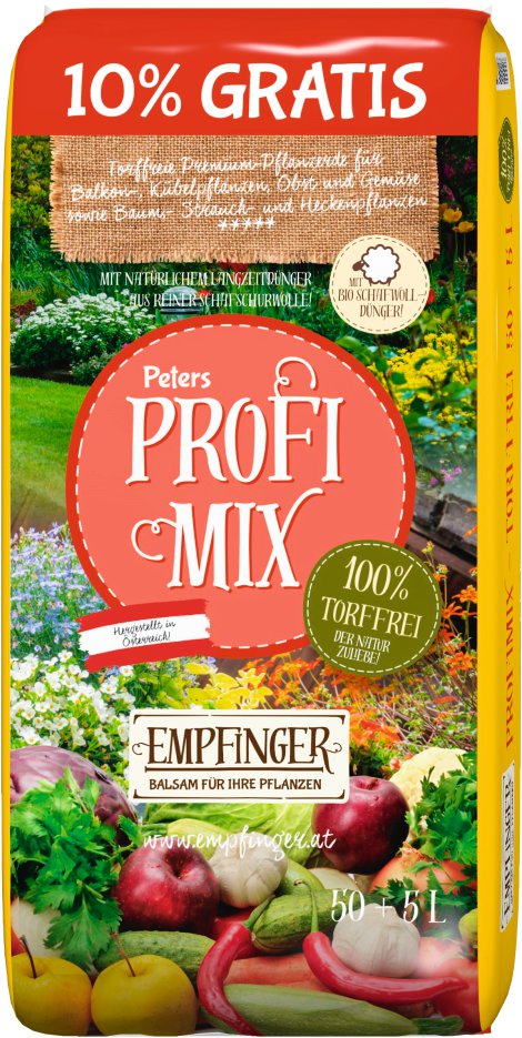 EMPFINGER Pflanzerde Premium ProfiMix torffrei 50+5 l
