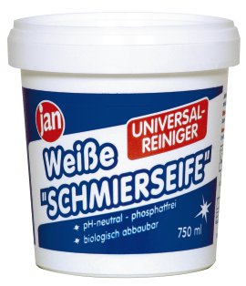 JAN Schmierseife Weiß 750 g