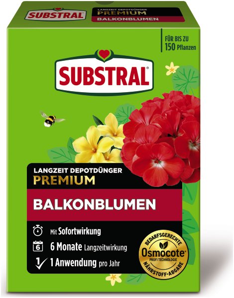 SUBSTRAL® Langzeit Depotdünger für Balkonblumen 1,5 kg