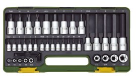 Spezialsatz für Torx mit Innensechskant 42-tlg.