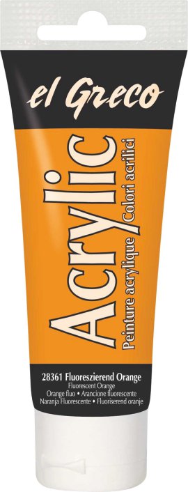 KREUL Acrylfarbe el Greco Fluoreszierend Orange