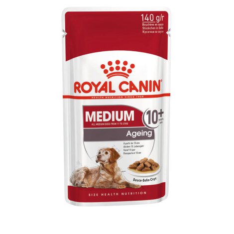 ROYAL CANIN Hundenassfutter Medium Ageing +10 in Soße 140 g