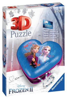 RAVENSBURGER 3D-Puzzle Heart Frozen 2, 54-tlg.