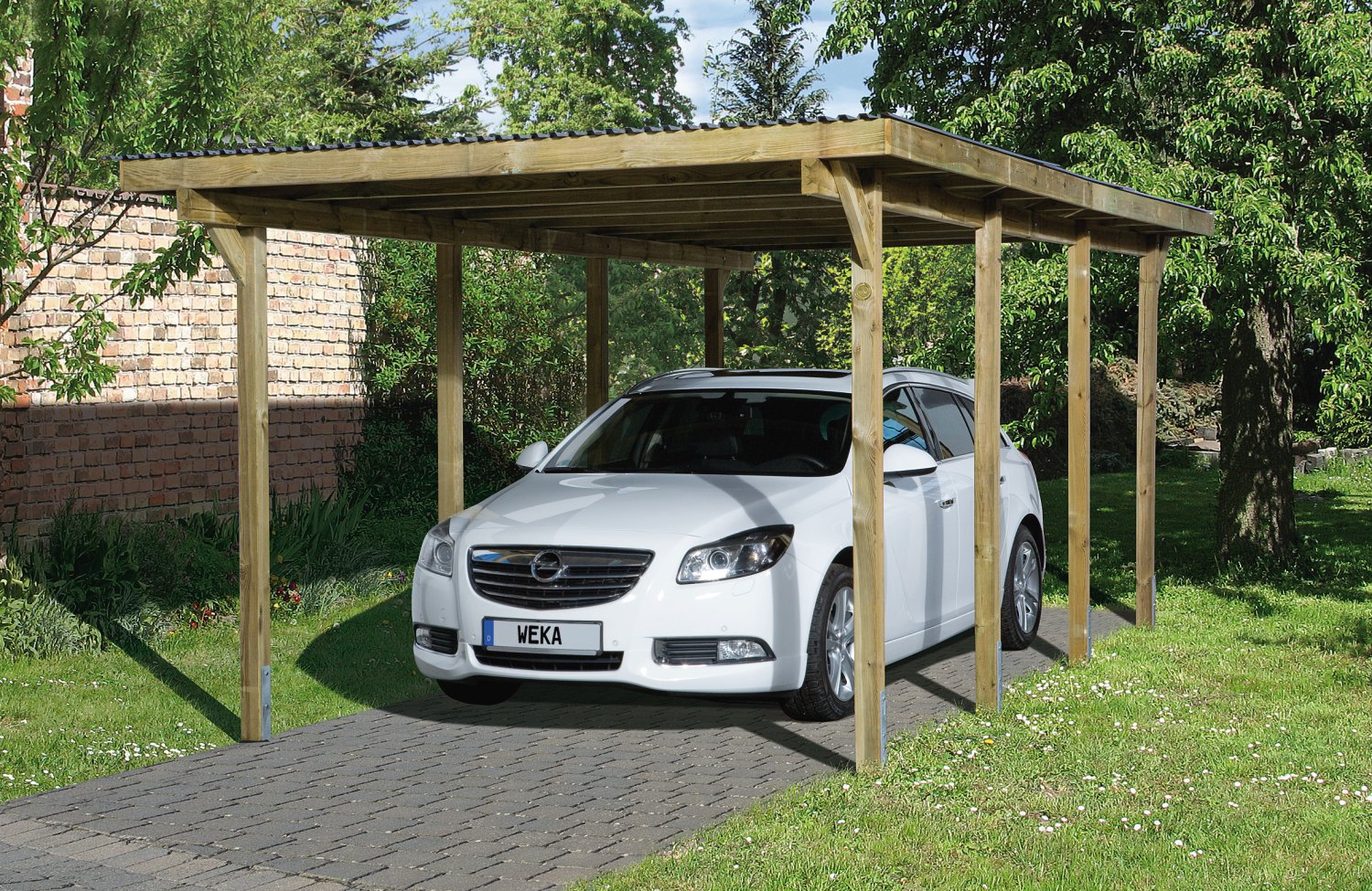 WEKA Einzel-Carport 606