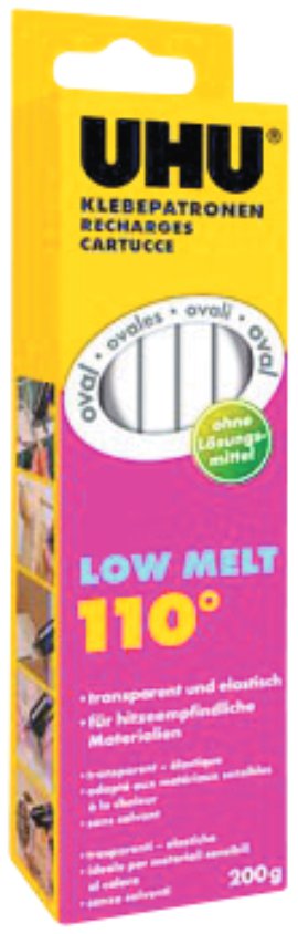 UHU Klebepatronen Transparent 200 g