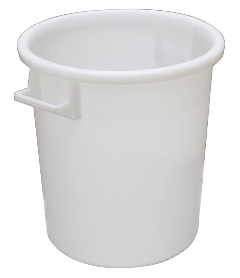 Tonne mit Griffen Weiß 50 l