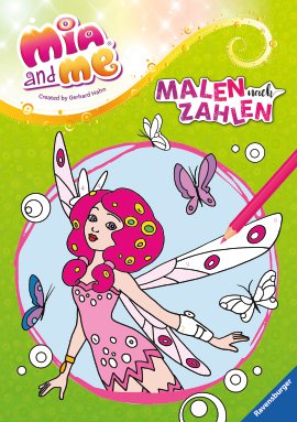 RAVENSBURGER Buch Mia and me Malen nach Zahlen